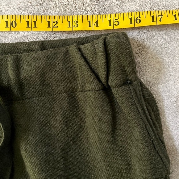 Zara Cargo Pocket Knit Jogger Dark Army Green Size Large - Picture 9 of 11